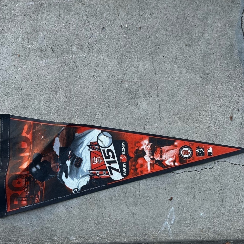 San‎ Francisco giants Barry bonds 715 pennant